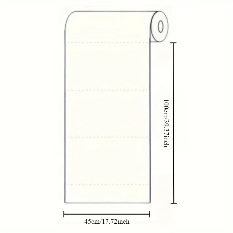 1 Roll Plastic Electrostatic Adhesion Wall Protective Film – Waterproof, Oil-Proof,