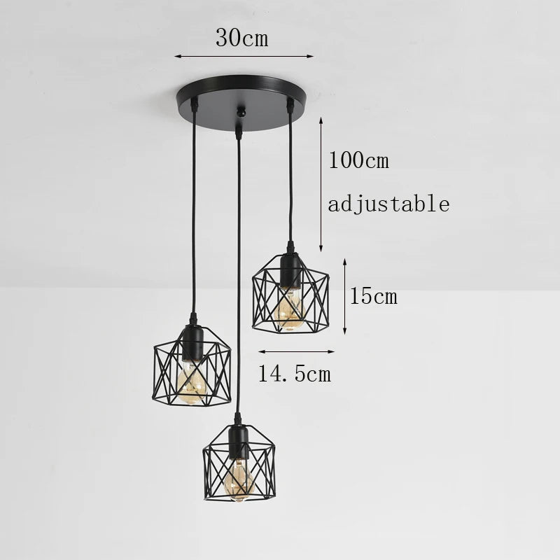 Nordic Chandelier: Vintage Creative Dining Room Light