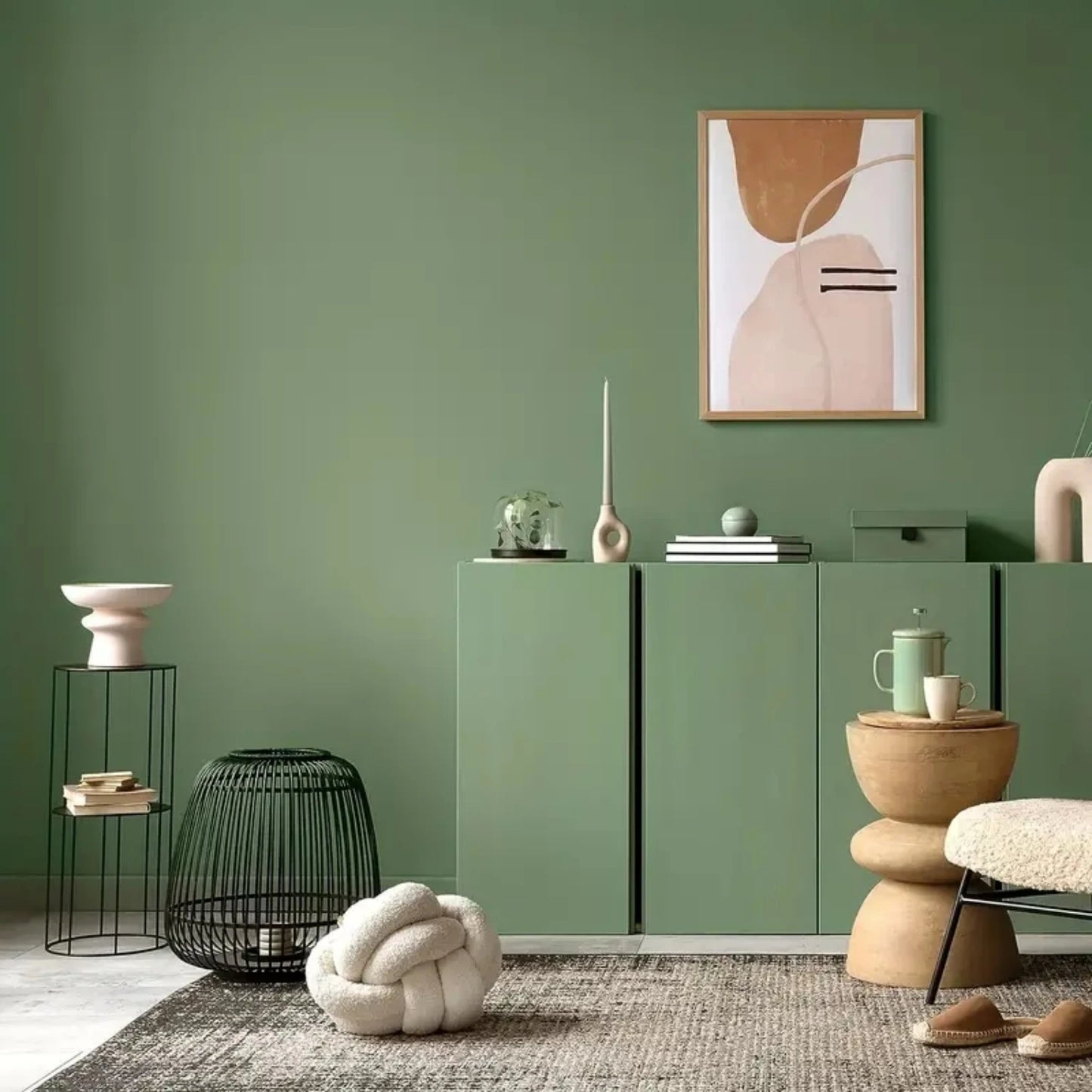 30x100cm Matte Wallpaper Green PVC Self-Adhesive for Wall Shelf Liner Table Door Living Room Contact Paper Wall Decor