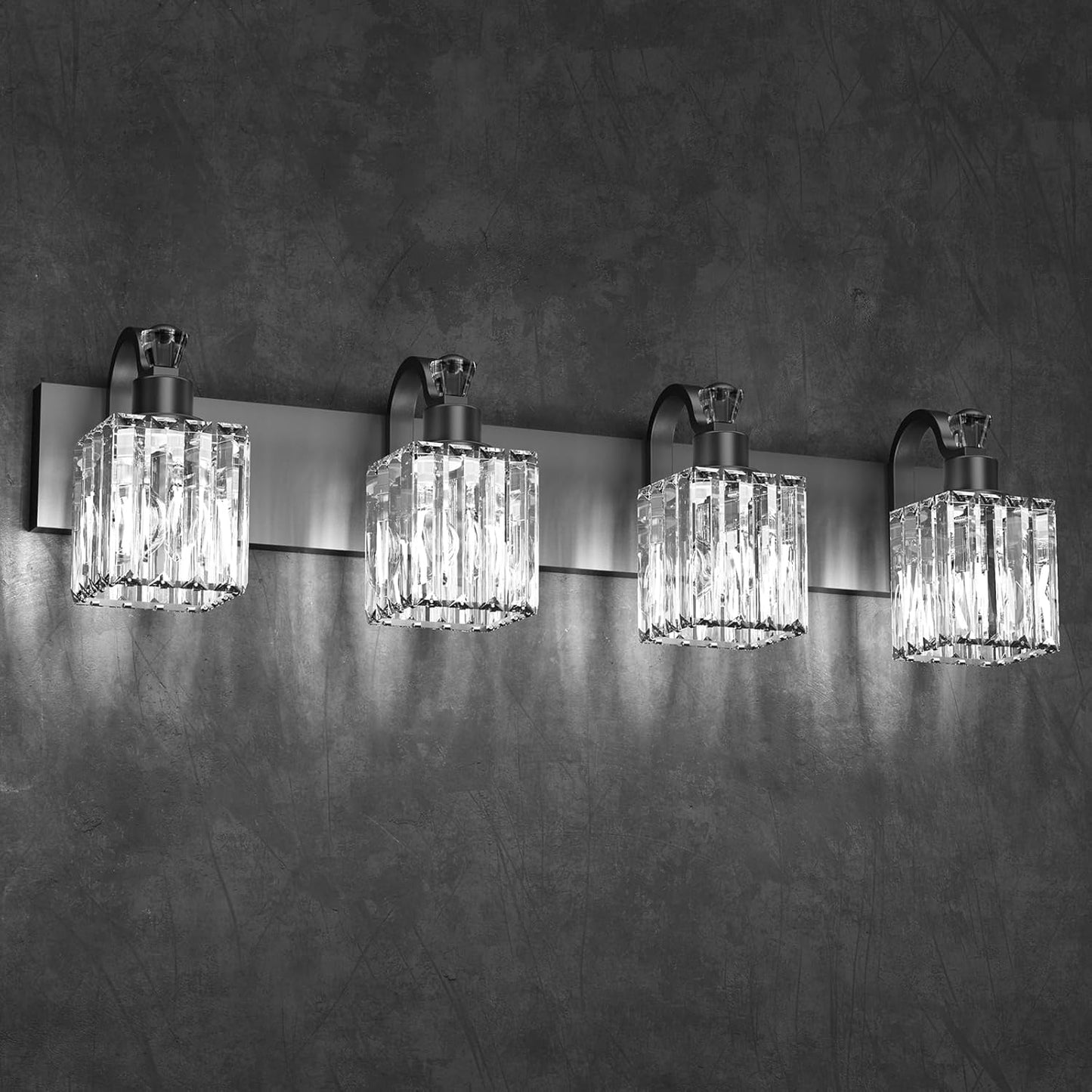 Crystal Vanity Lights - Elegant Bathroom & Makeup Mirror Lighting