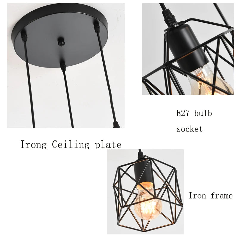 Nordic Chandelier: Vintage Creative Dining Room Light
