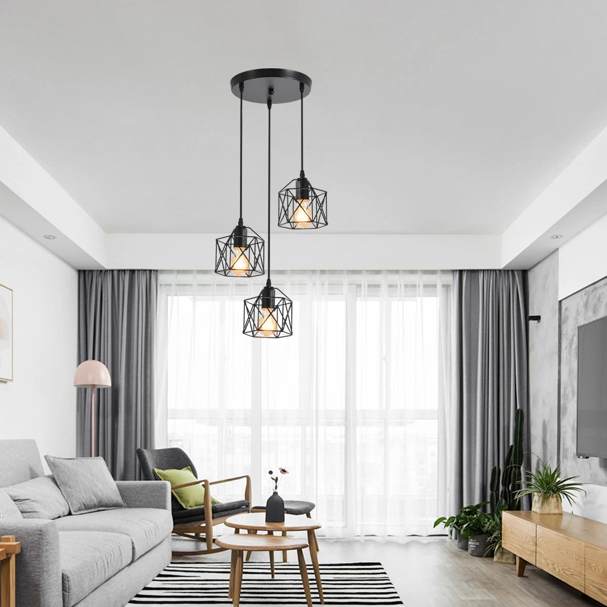 Nordic Chandelier: Vintage Creative Dining Room Light