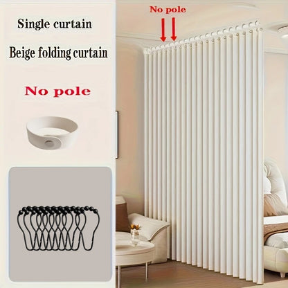 Light Filtering Room Divider Curtain - Sheer Privacy Partition