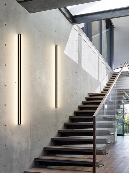 Living room sofa background wall lamp aisle bedroom bedside wall lamp minimalist ceiling lamp light luxury long strip wall lamp