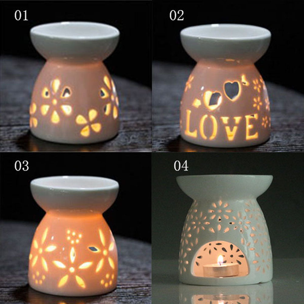 Candle Warmer: Valentine's Wax Melt Burner - Ceramic Candle Warmer Diffuser