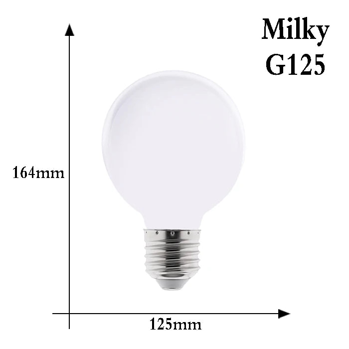 E27 LED Light Bulb Energy Saver 85V-265V Milky White