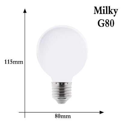 E27 LED Light Bulb Energy Saver 85V-265V Milky White