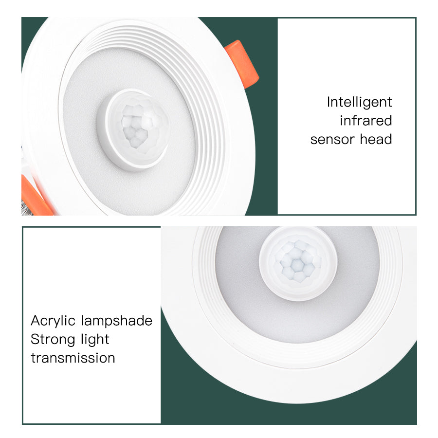 PIR Motion Sensor LED Downlight - Smart Home Spot Light