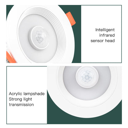 PIR Motion Sensor LED Downlight - Smart Home Spot Light