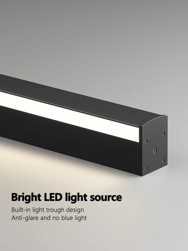 Living room sofa background wall lamp aisle bedroom bedside wall lamp minimalist ceiling lamp light luxury long strip wall lamp