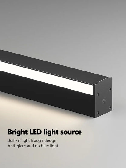 Living room sofa background wall lamp aisle bedroom bedside wall lamp minimalist ceiling lamp light luxury long strip wall lamp