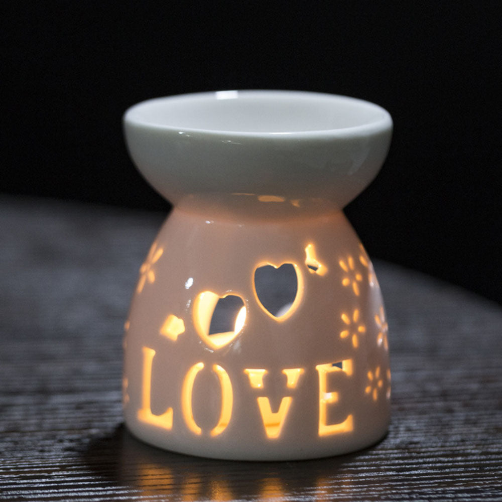 Candle Warmer: Valentine's Wax Melt Burner - Ceramic Candle Warmer Diffuser