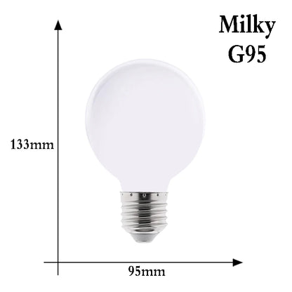 E27 LED Light Bulb Energy Saver 85V-265V Milky White