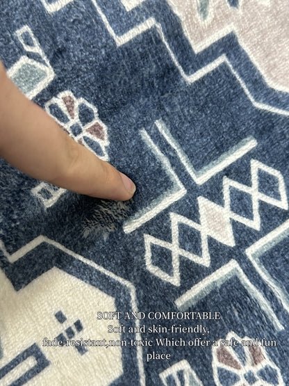 Floor Mat: Geometric Kitchen Floor Mats - Non-Slip VIKAMA Decor