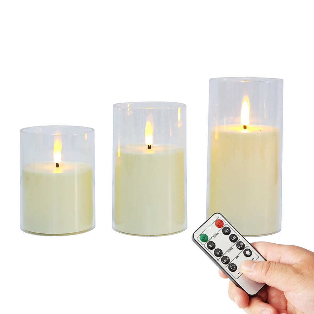 LED Flameless Candles with Remote - Home & Party Decor