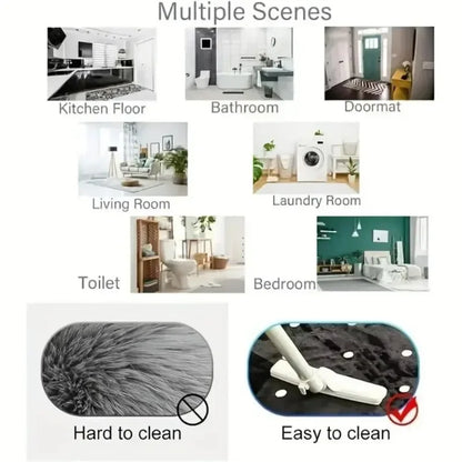 Area Rug: Round Vintage Floral Area Rug - Elegant European Style