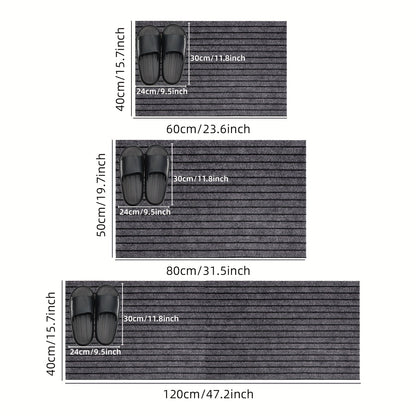 Modern Minimalist Floor Mat - Durable, Non-Slip, Washable