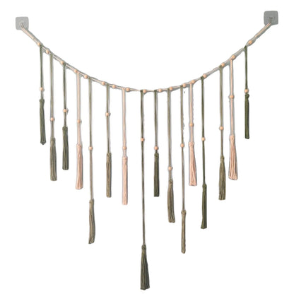 Wall Decoration: Boho Macrame Tapestry - Leaf Feather Wall Decor