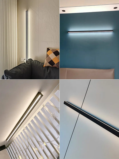 Living room sofa background wall lamp aisle bedroom bedside wall lamp minimalist ceiling lamp light luxury long strip wall lamp