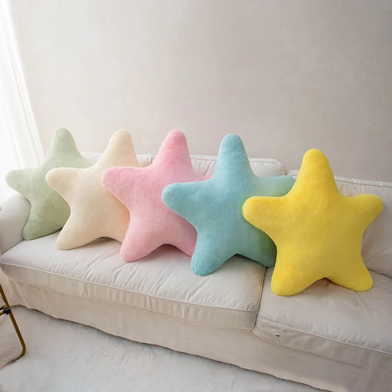 Star Pillow Plush Cushion for Kids' Bedroom Decor