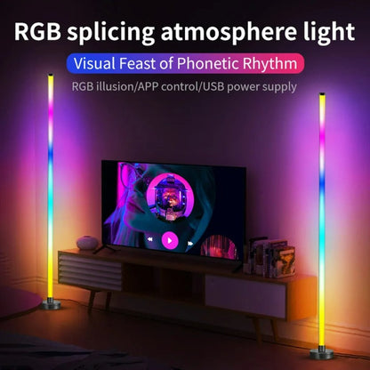 LED RGB Floor Lamp: Remote & App Control Mood Lighting