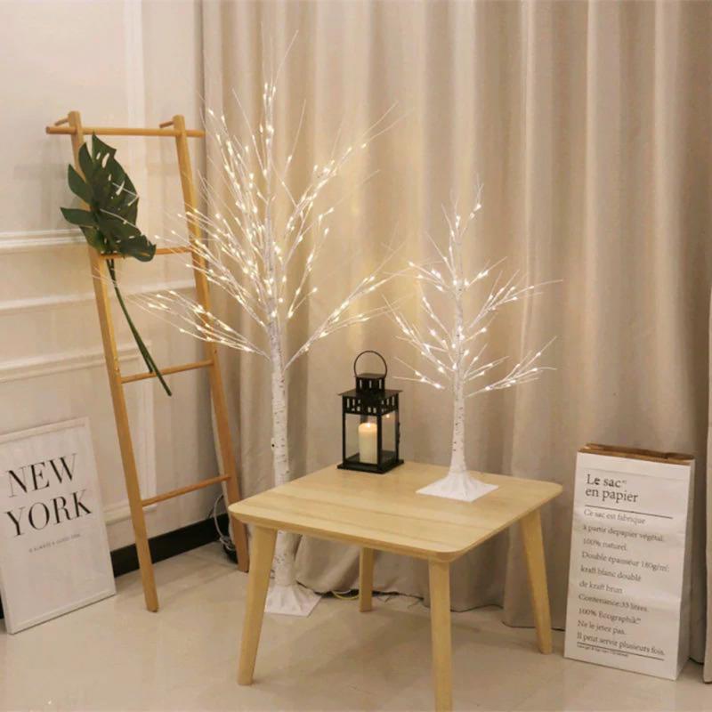 White Birch LED Tree Lights - Festive Decor for Home & Events