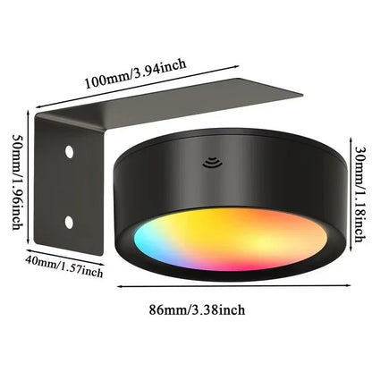 Battery Picture Wall Lamp: Wireless RGB Sconce with Timer