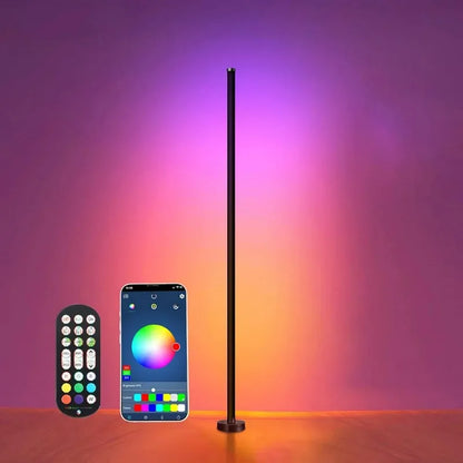 LED RGB Floor Lamp: Remote & App Control Mood Lighting