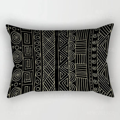 Pillow Cover: Nordic Boho Throw Pillow Case 30x50cm - Modern Fall Decor