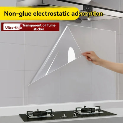 1 Roll Plastic Electrostatic Adhesion Wall Protective Film – Waterproof, Oil-Proof,
