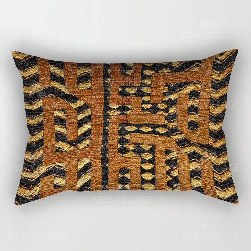 Pillow Cover: Nordic Boho Throw Pillow Case 30x50cm - Modern Fall Decor