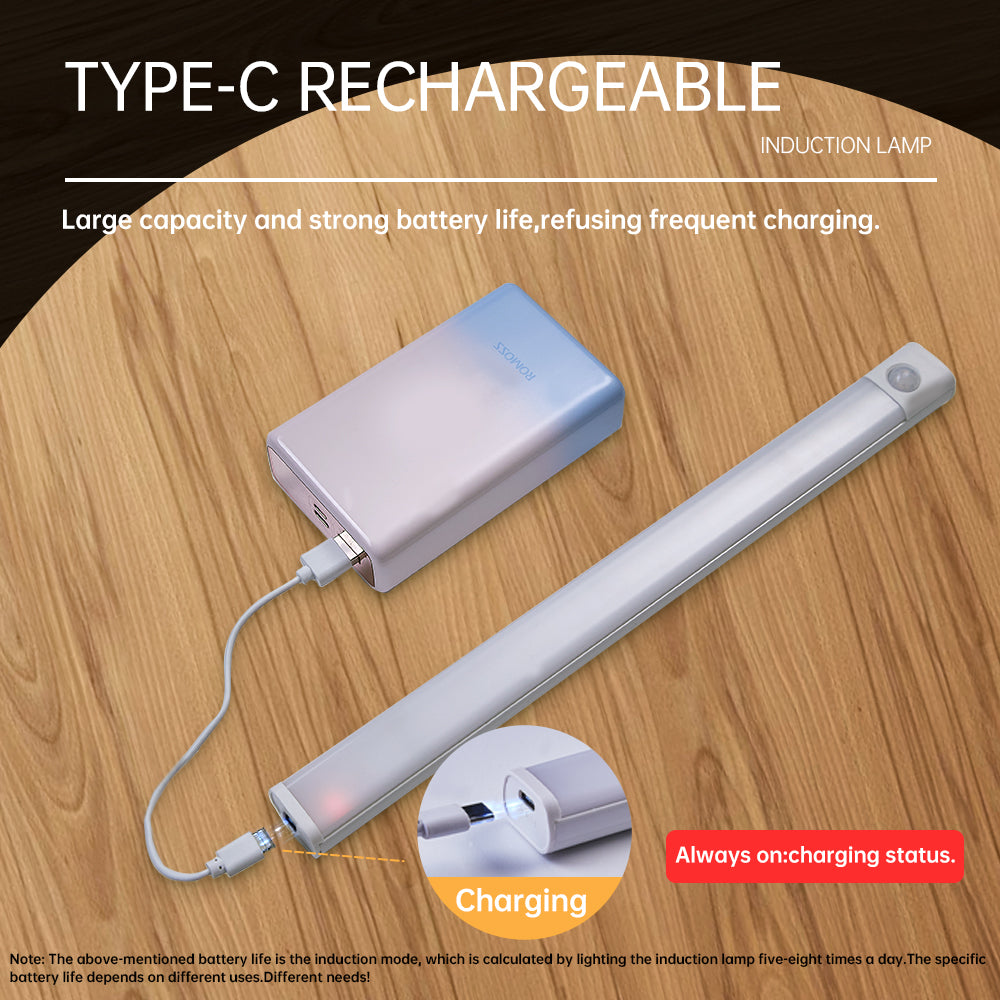 LED Motion Sensor Night Light - Wireless & Rechargeable