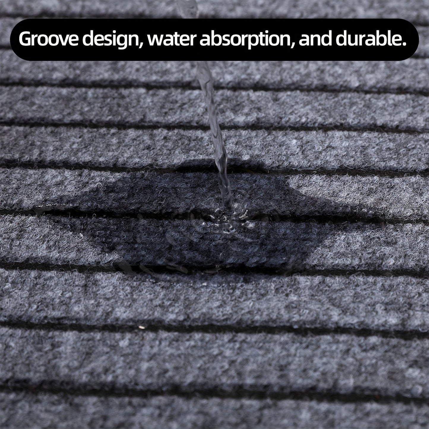 Modern Minimalist Floor Mat - Durable, Non-Slip, Washable