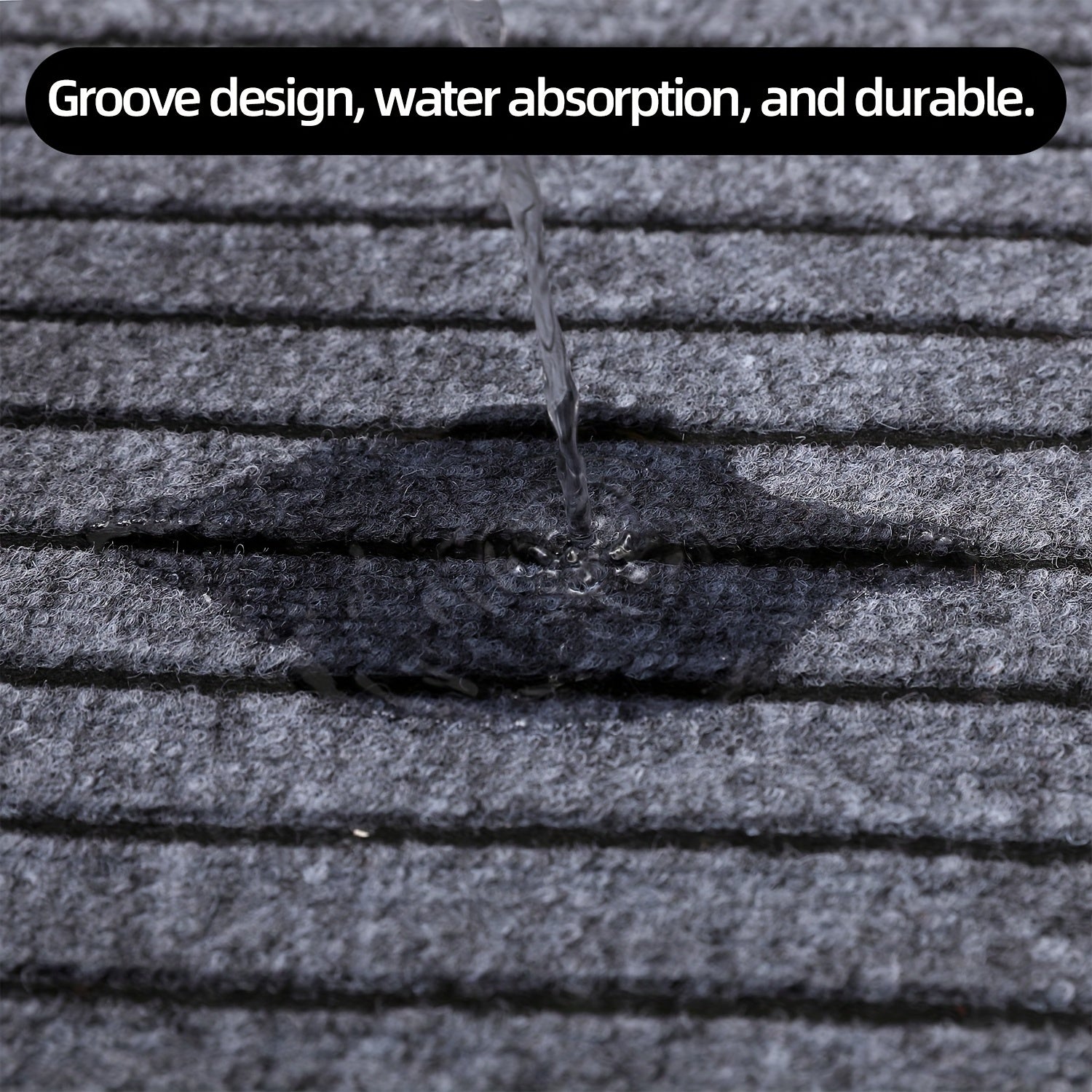 Modern Minimalist Floor Mat - Durable, Non-Slip, Washable