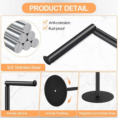 Toilet Paper Stand - Stainless Steel Rustproof & Modern