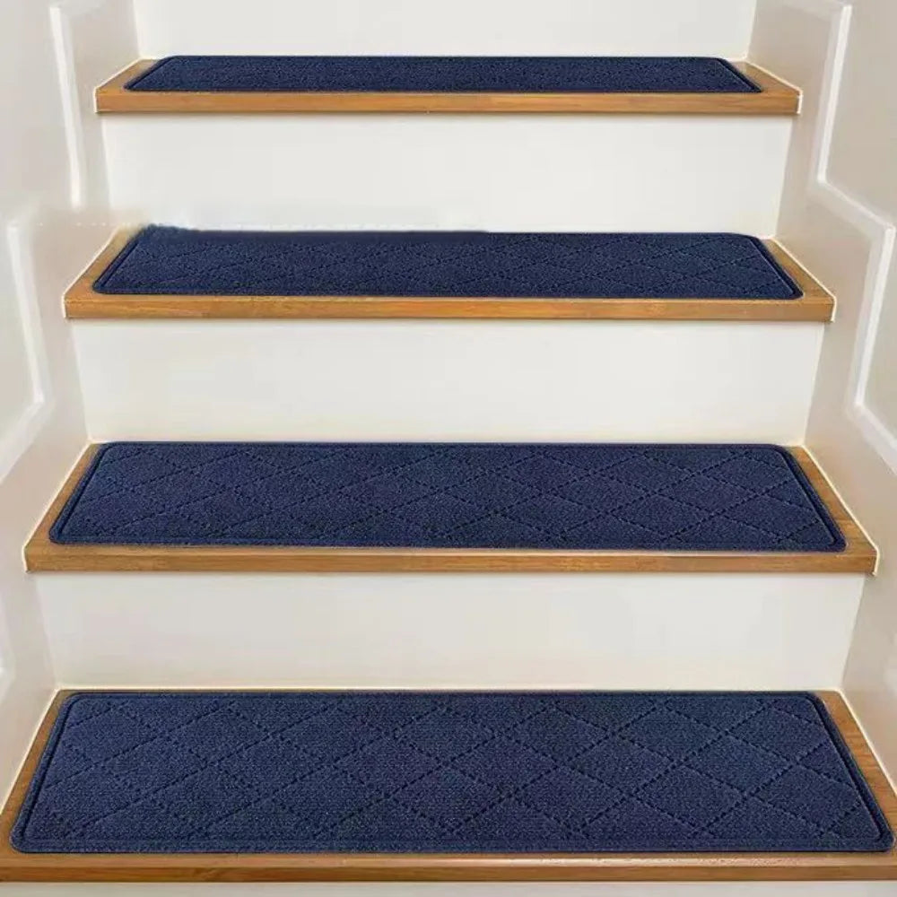 Non-Slip Stair Treads 8x30 Inch - Washable & Reusable Carpet