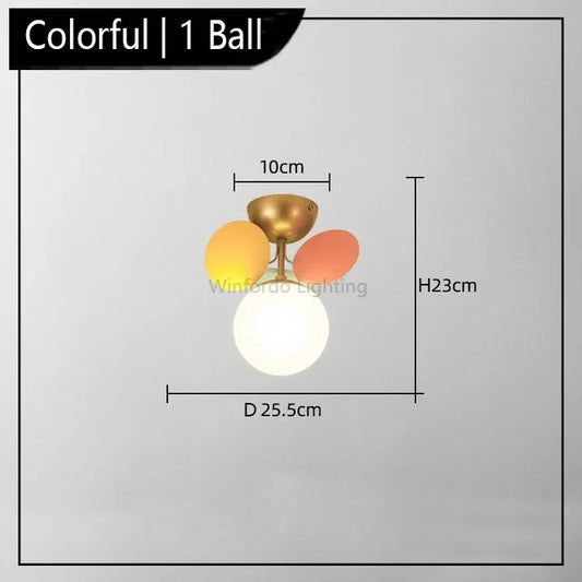 Modern Acrylic Ceiling Lights Color Disk Art Decor Ceiling Chandelier Living Room Bedroom Pendant Light for Home Decor Mood Light