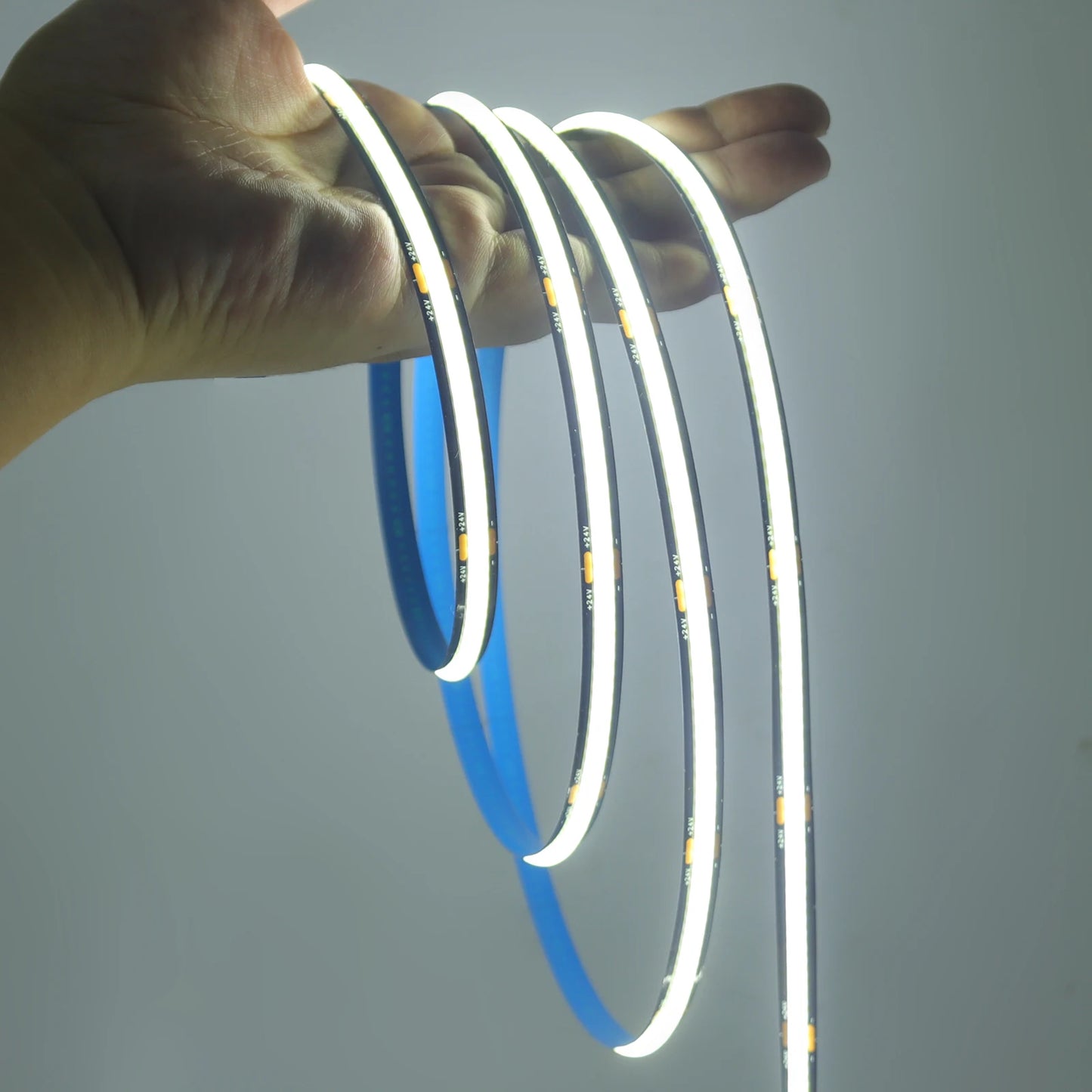 Led Strip Lights: DC24V COB LED Strip 320LEDs/m High Brightness Flexible Tape