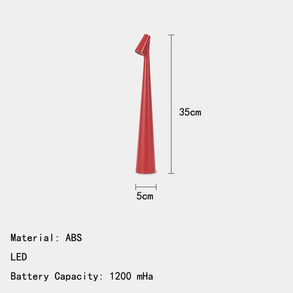 Nordic Creative Art ABS Rechargeable LED Decoration Table Lamp Desk Light For Bar Living Room Bedroom Study Lighting Fixtures