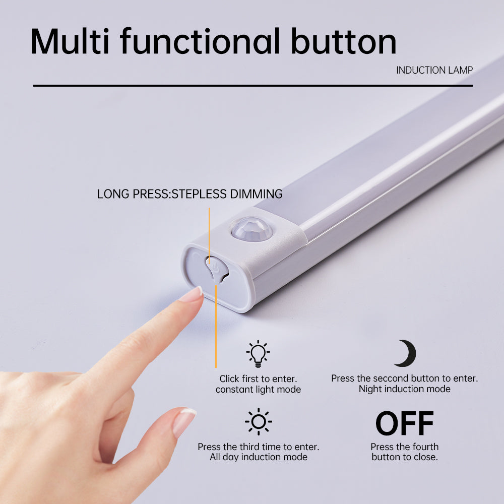 LED Motion Sensor Night Light - Wireless & Rechargeable
