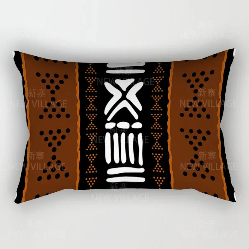 Pillow Cover: Nordic Boho Throw Pillow Case 30x50cm - Modern Fall Decor