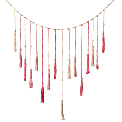 Wall Decoration: Boho Macrame Tapestry - Leaf Feather Wall Decor