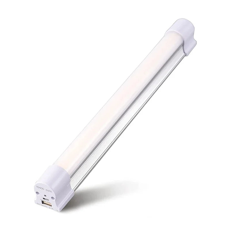 120W Rechargeable Work Light: Tube Lamp - 6000 Lumens Light