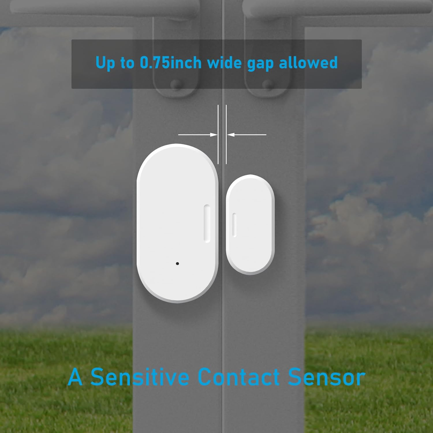 ZigBee Smart Door Alarm Sensor - Alexa/Google Home Security