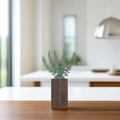 Wooden Flowerpot Basket: Realistic Hanging Door Decor