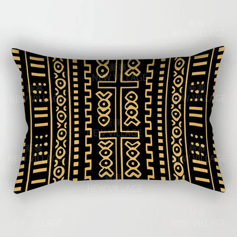 Pillow Cover: Nordic Boho Throw Pillow Case 30x50cm - Modern Fall Decor