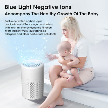 Air Humidifier: HEPA Mini Desktop Air Humidifier - Portable & Powerful