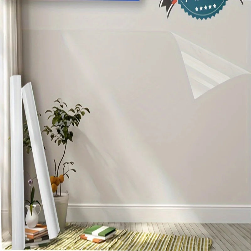 1 Roll Plastic Electrostatic Adhesion Wall Protective Film – Waterproof, Oil-Proof,