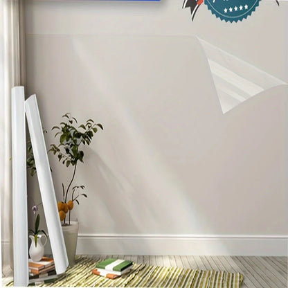 1 Roll Plastic Electrostatic Adhesion Wall Protective Film – Waterproof, Oil-Proof,