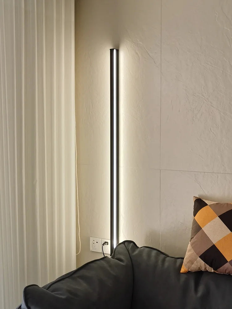 Living room sofa background wall lamp aisle bedroom bedside wall lamp minimalist ceiling lamp light luxury long strip wall lamp
